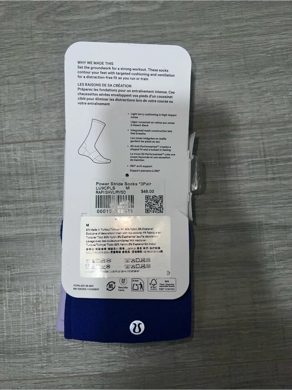 lululemon athletica pack three